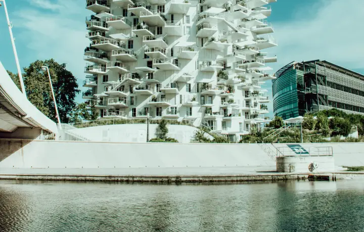Vue urbaine du centre de Montpellier