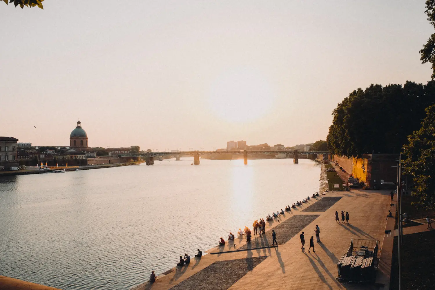 La Garonne et les quais de Toulouse